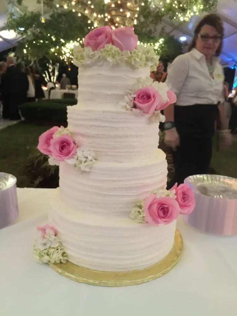 DIY wedding cake