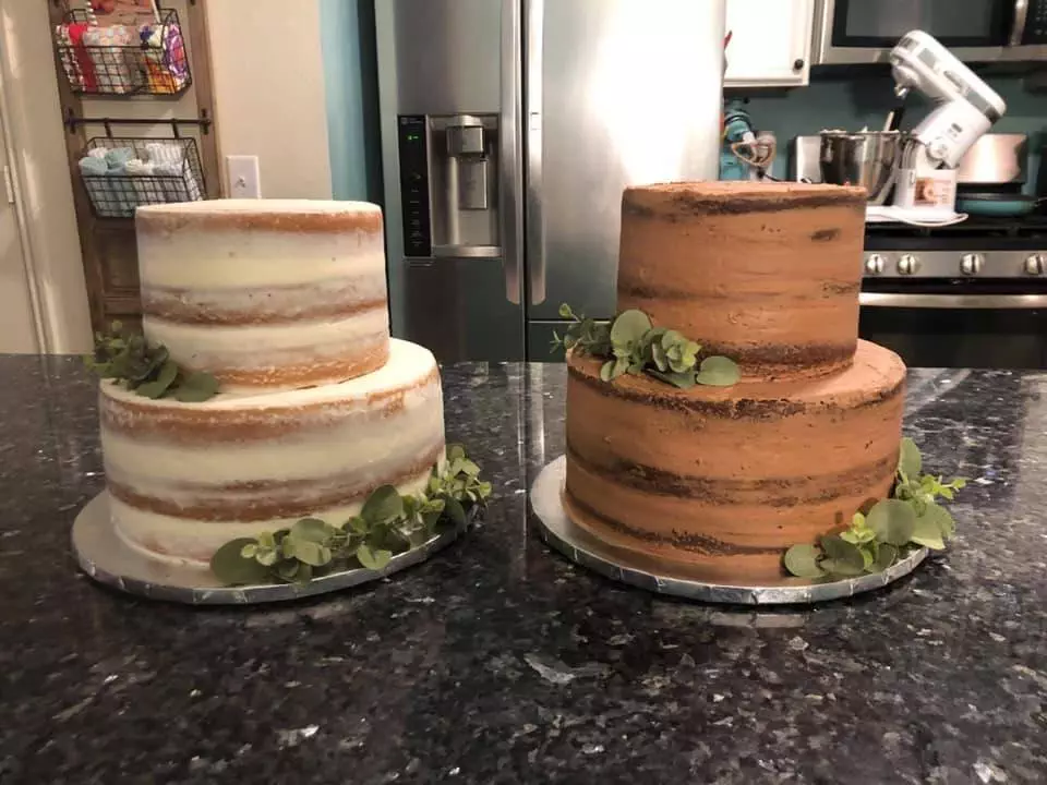 DIY wedding cake