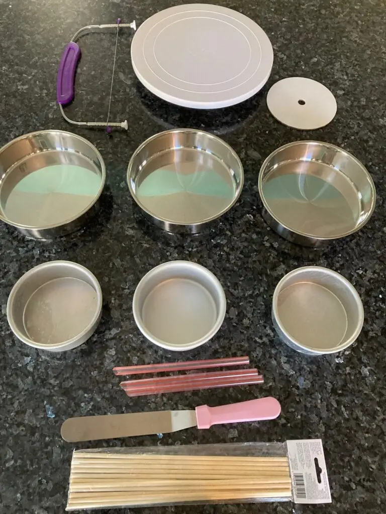DIY wedding cake