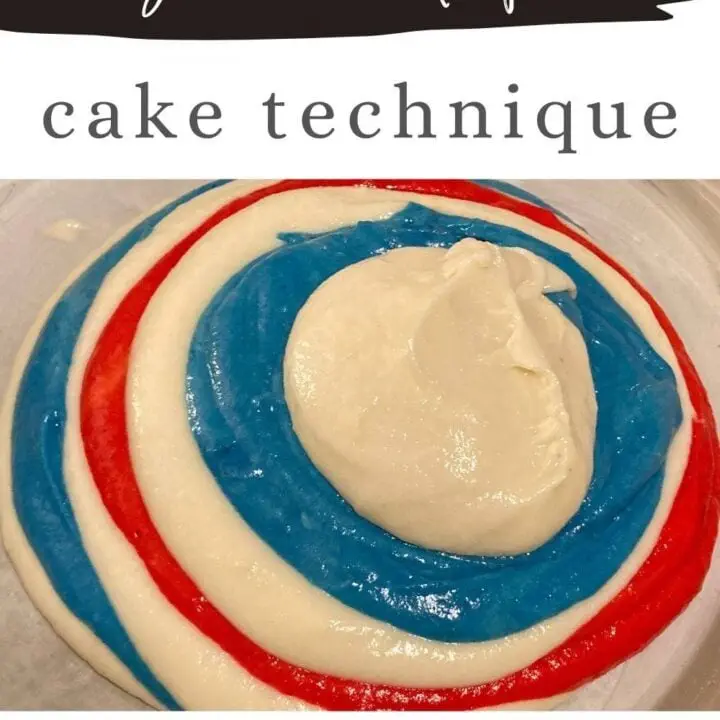 Zebra Stripe Cake Technique