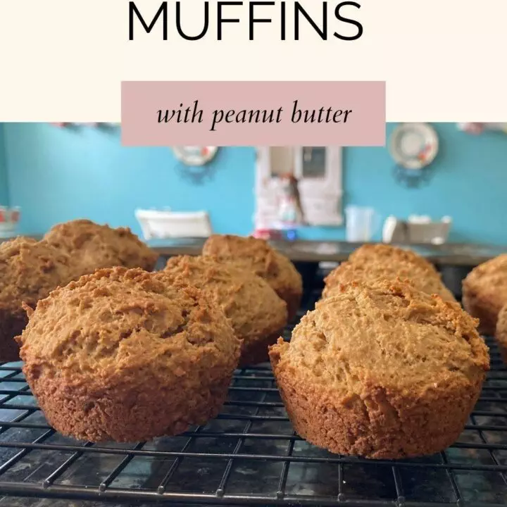 Healthy Bran Muffins with Peanut Butter