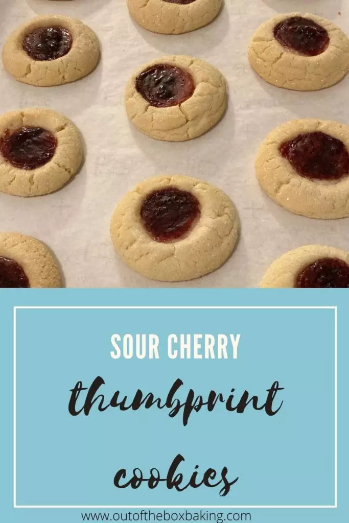 Sour Cherry Thumbprint Cookies from Out of the Box Baking.com
