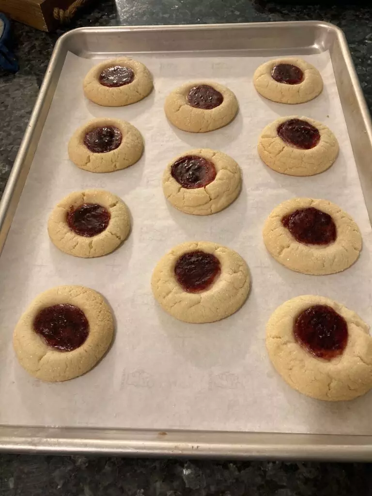 Sour Cherry Thumbprint Cookies from Out of the Box Baking.com