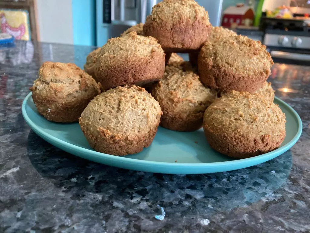 Healthy Bran Muffins with Peanut Butter from Out of the Box Baking.com