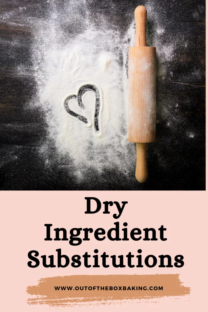 dry ingredient substitutions