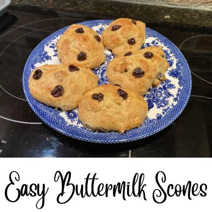 Easy Buttermilk Scones (from scratch)