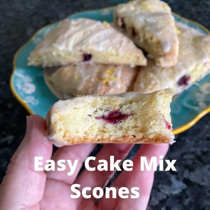 Easy Cake Mix Scone (doctored cake mix)