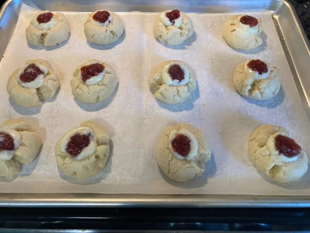 strawberry cheesecake scones from out of the box baking.com