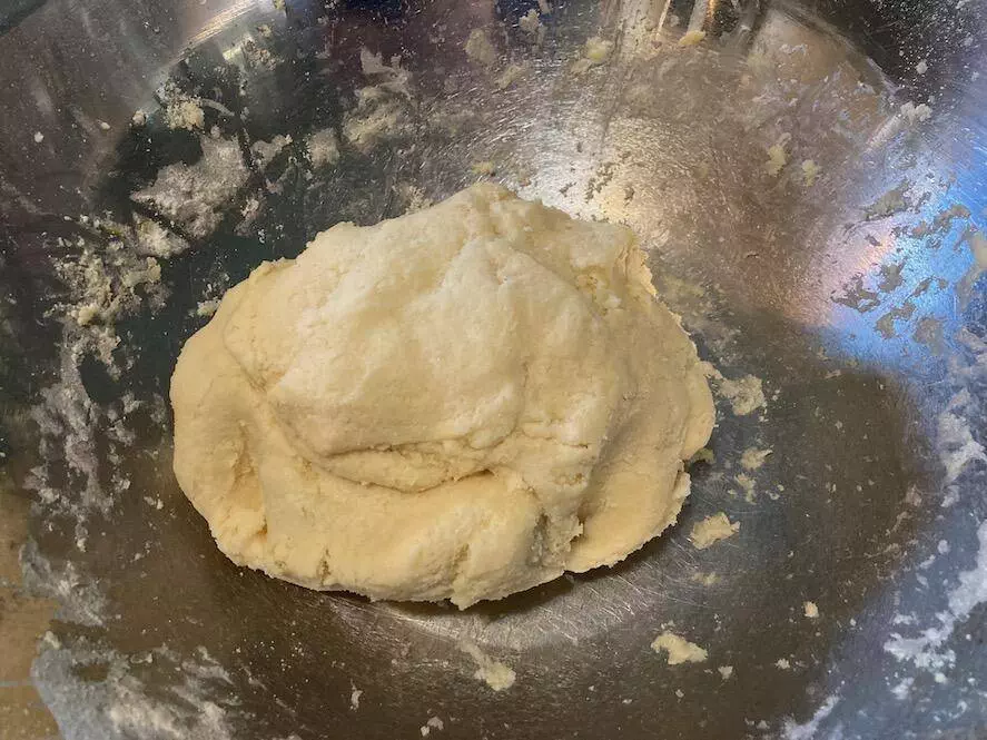 almond tea cake dough