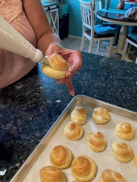 Cream Puffs from Out of the Box Baking.com