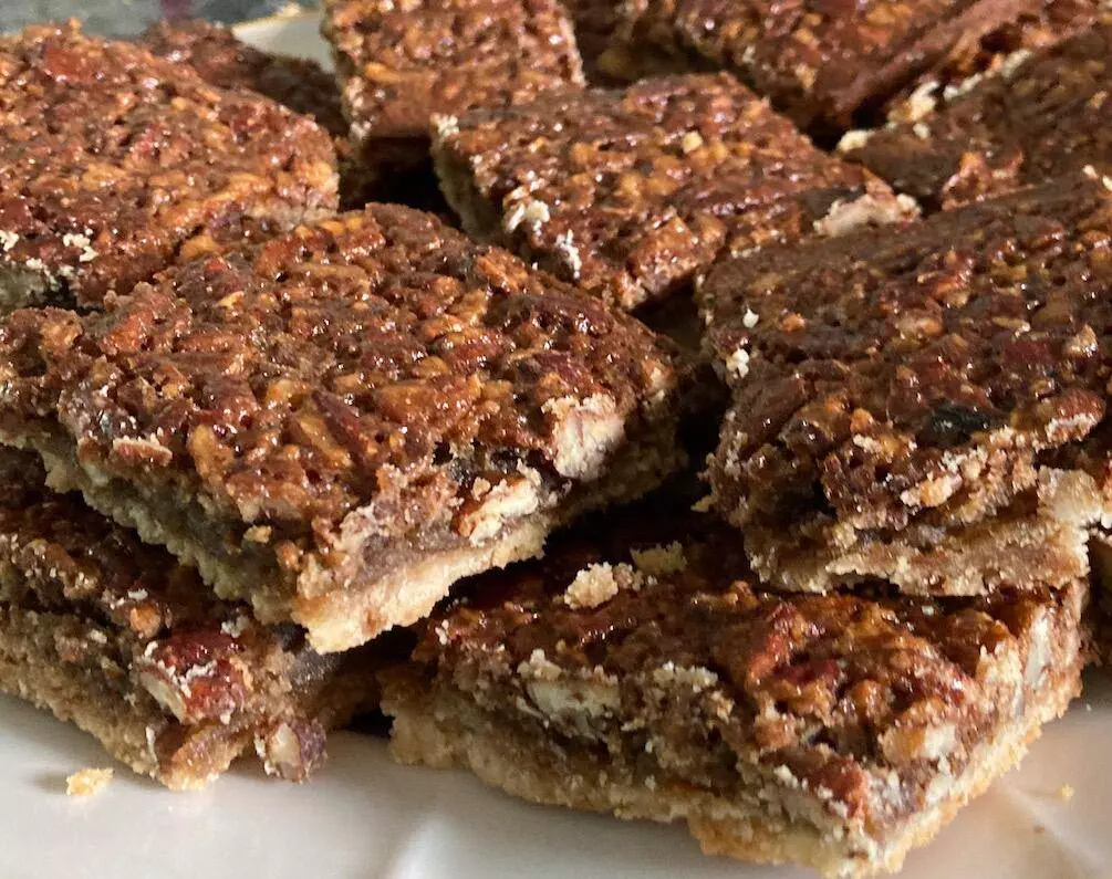 Pecan Pie Bars from out of the box baking.com