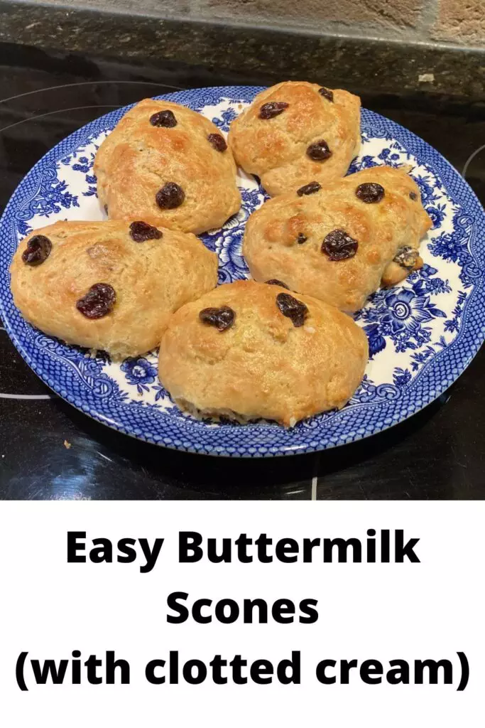 Easy buttermilk scones