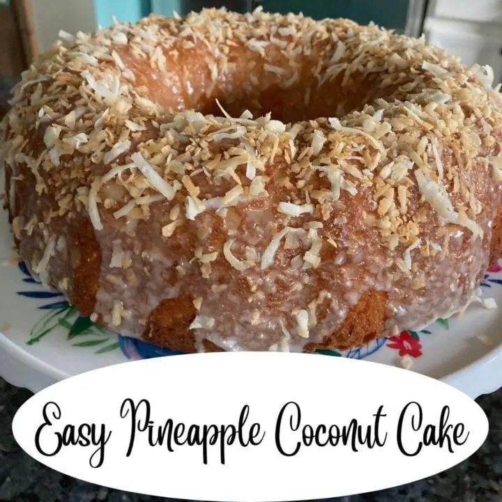 Easy Pineapple Coconut Cake with Lime