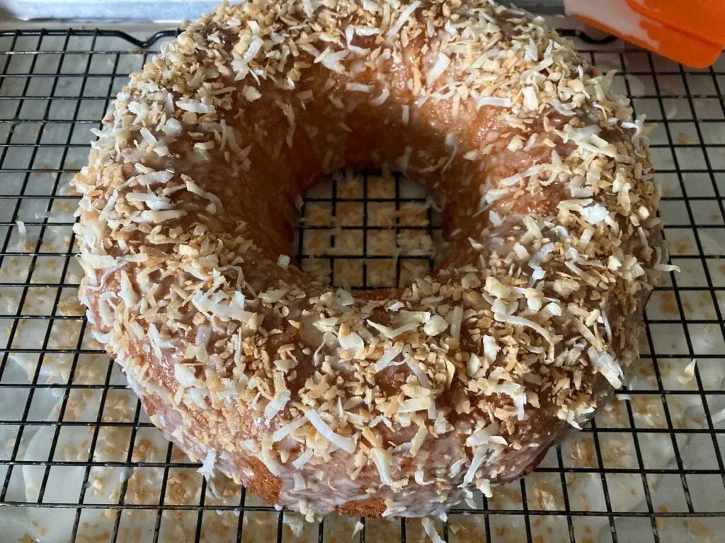 Easy Pineapple Coconut Cake with Lime from Out of the Box Baking.com