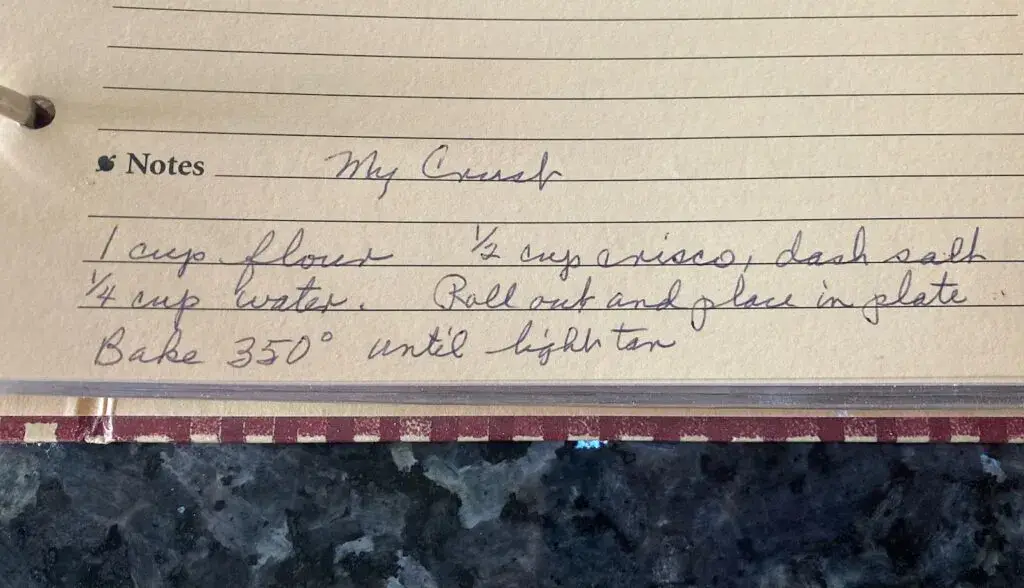 Pie Crust Recipe