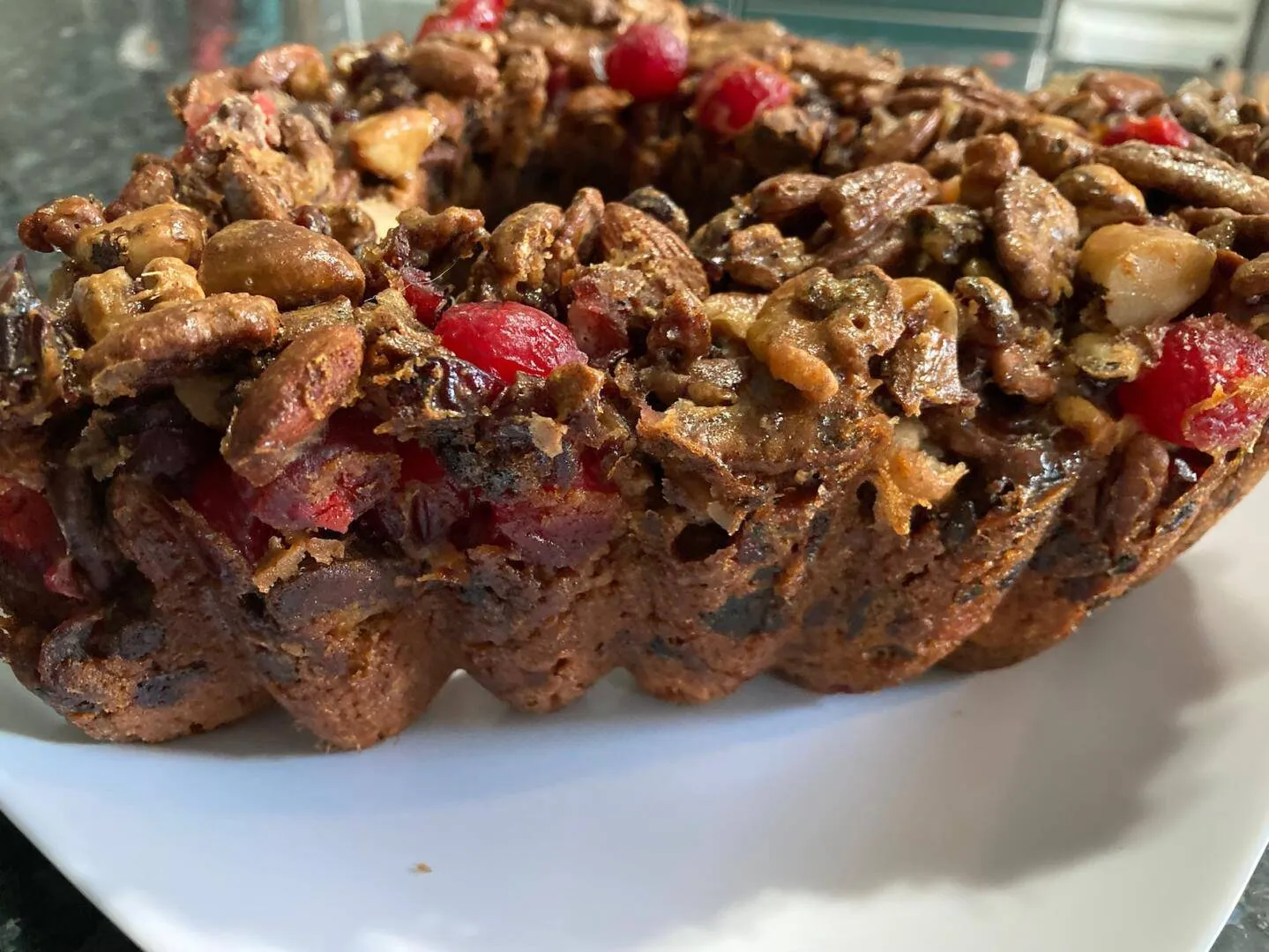 Festive Fruitcake (Depression Era Fruit and Nut Cake) Out of the Box