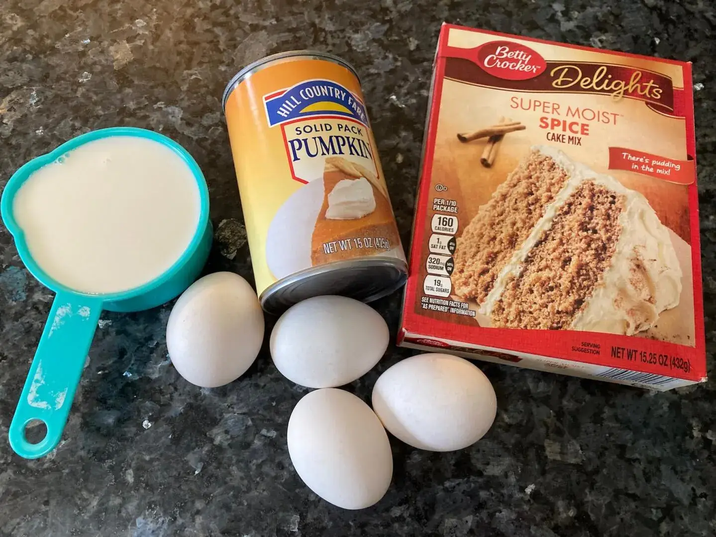 Easy Pumpkin Spice Cake from Out of the Box Baking.com