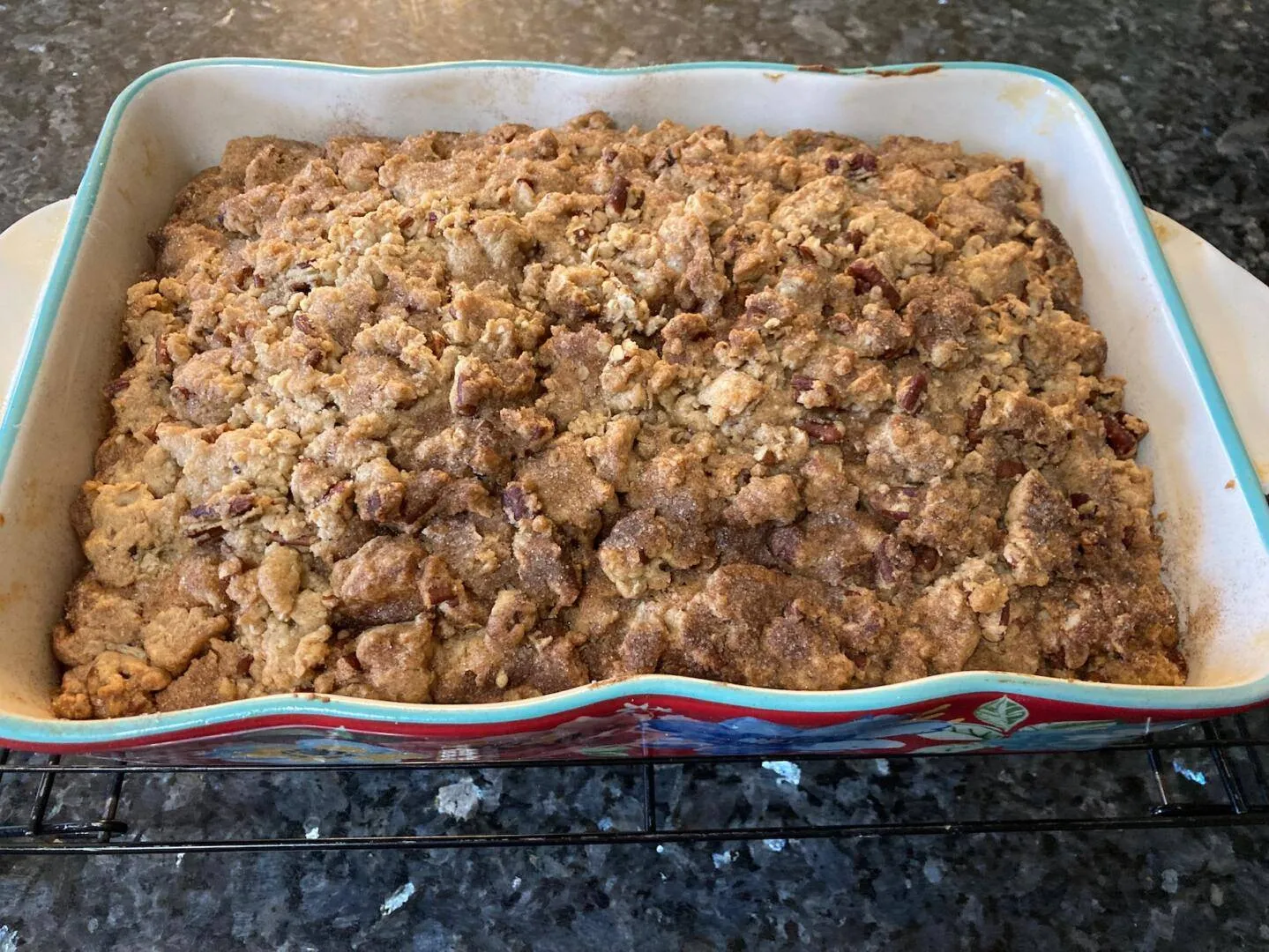 Cinnamon Streusel Coffee Cake from Out of the Box Baking.com