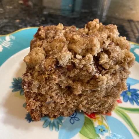 Easy Cinnamon Streusel Coffee Cake