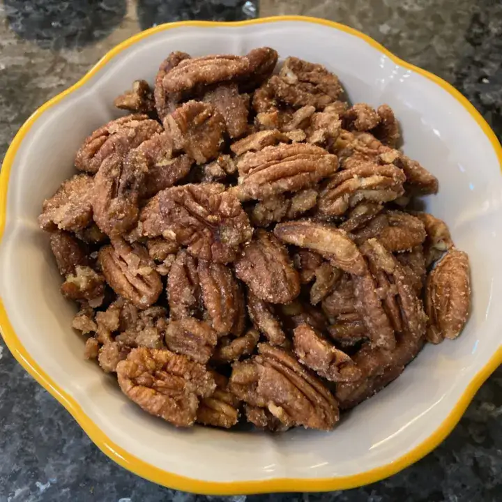Easy Candied Pecans