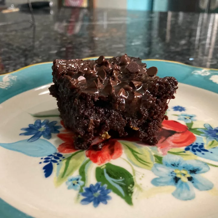 Gluten Free Brownies with Mint Chocolate