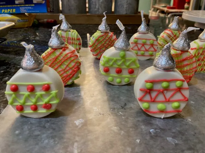 Oreo Christmas Ornaments from Out of the Box Baking.com