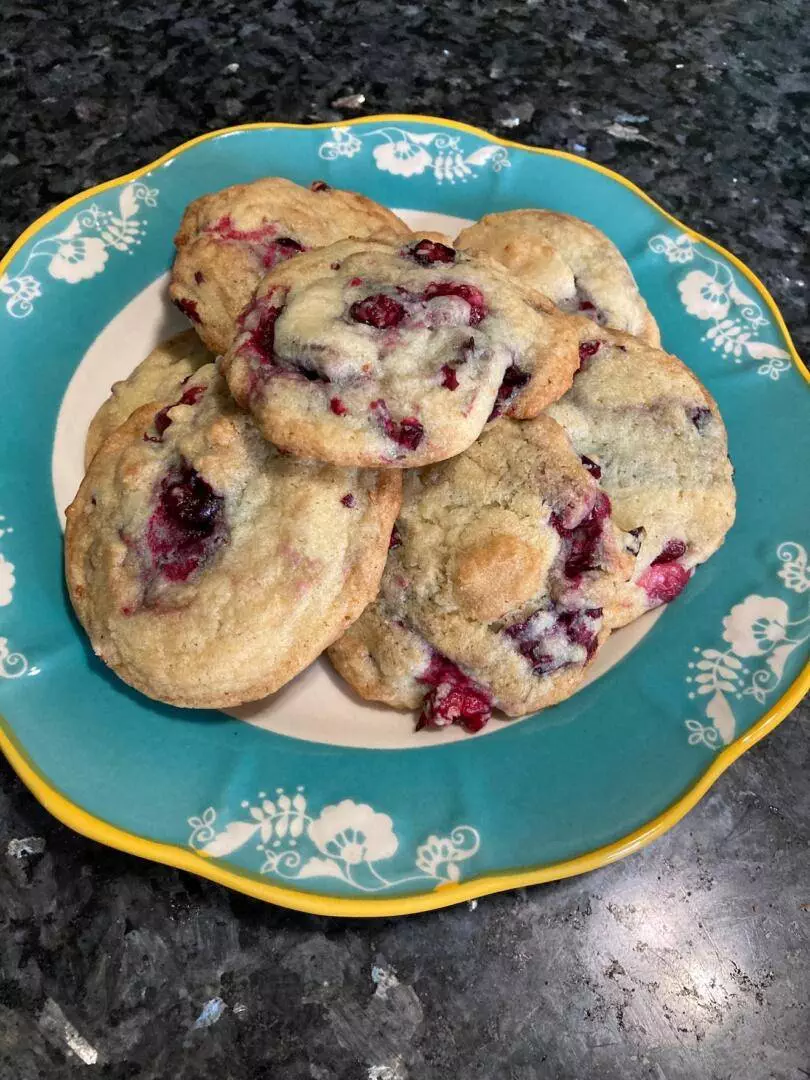 Orange Cranberry Cookies from Out of the Box Baking.com