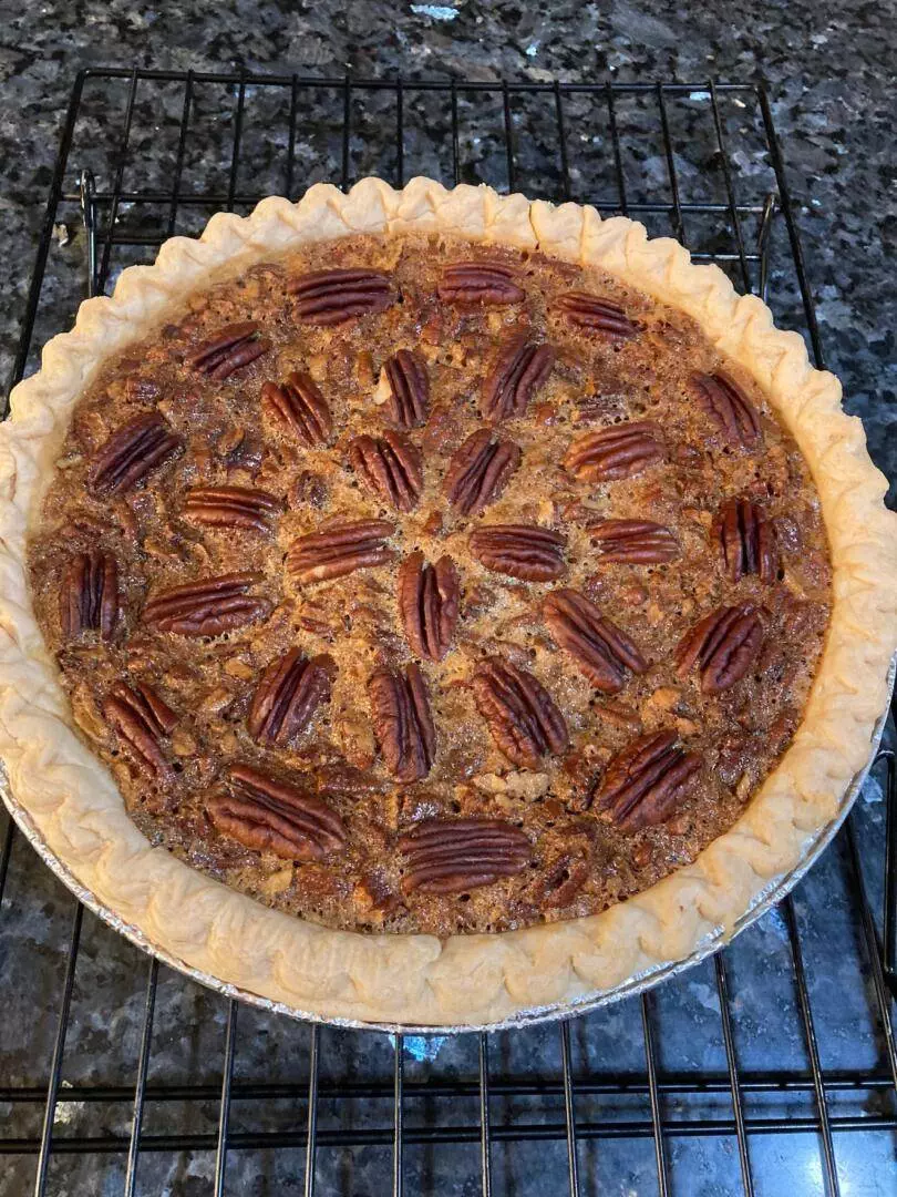Fudgy Pecan Pie from Out of the Box Baking.com