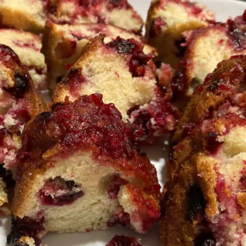 Easy Cranberry Breakfast Cake
