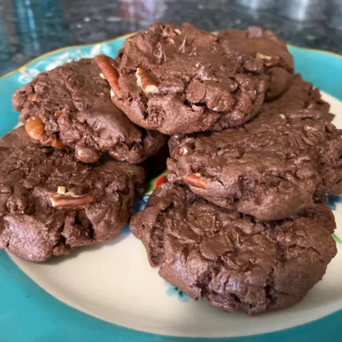 Double Chocolate Chip Cookies (Cake Mix Cookies)