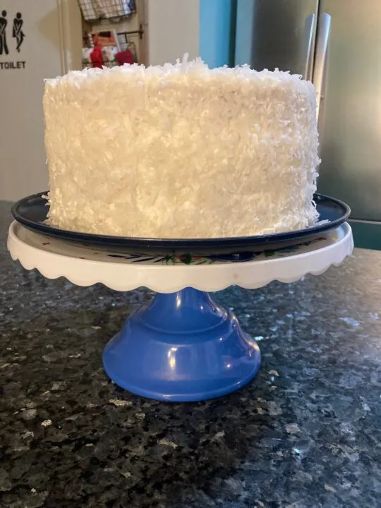 Traditional Coconut Cake from Out of the Box Baking.com