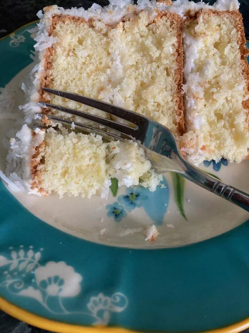 Traditional Coconut Cake from Out of the Box Baking.com