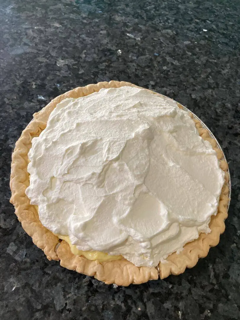 Coconut Cream Pie from Out of the Box Baking.com