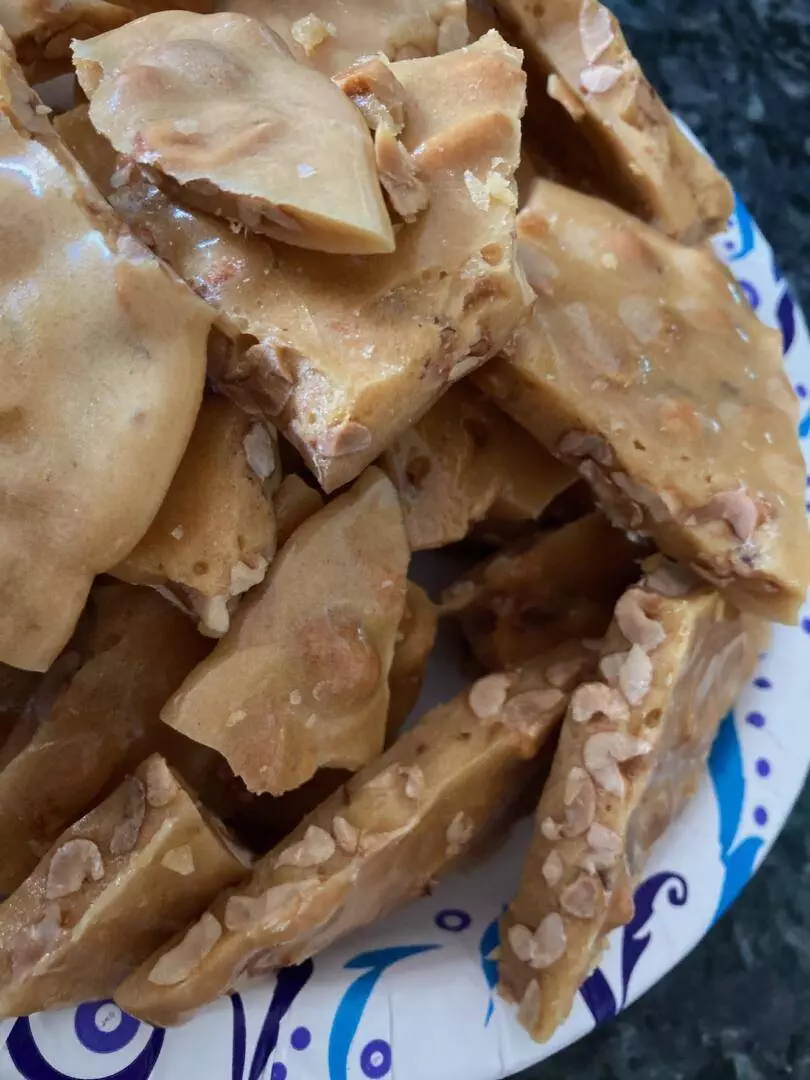 Easy Peanut Brittle from Out of the Box Baking.com
