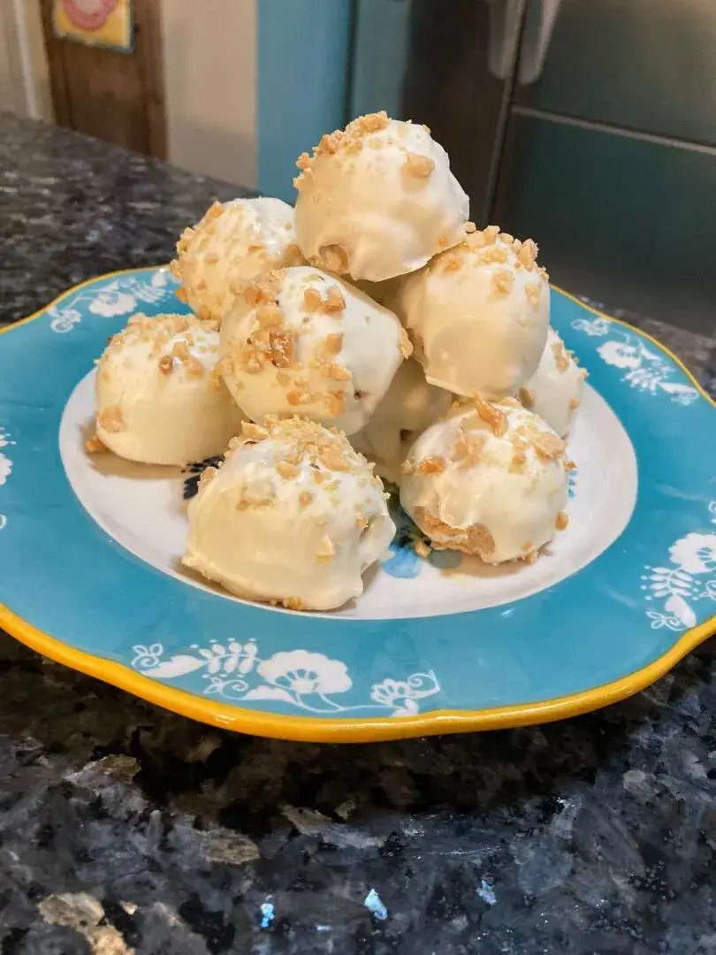 Peanut Butter Snowballs from Out of the Box Baking.com