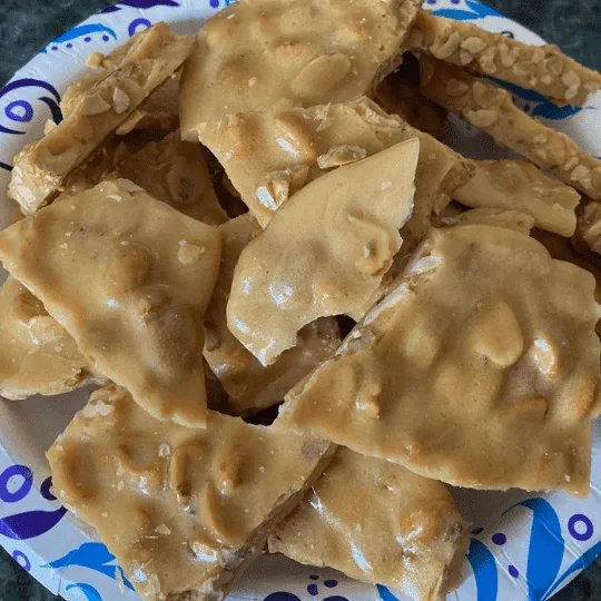 Easy Peanut Brittle from Out of the Box Baking.com