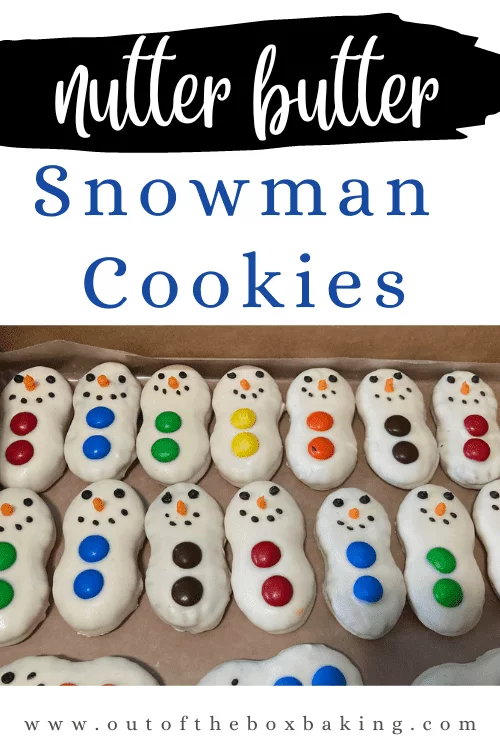 Nutter Butter Snowman Cookies from Out of the Box Baking.com