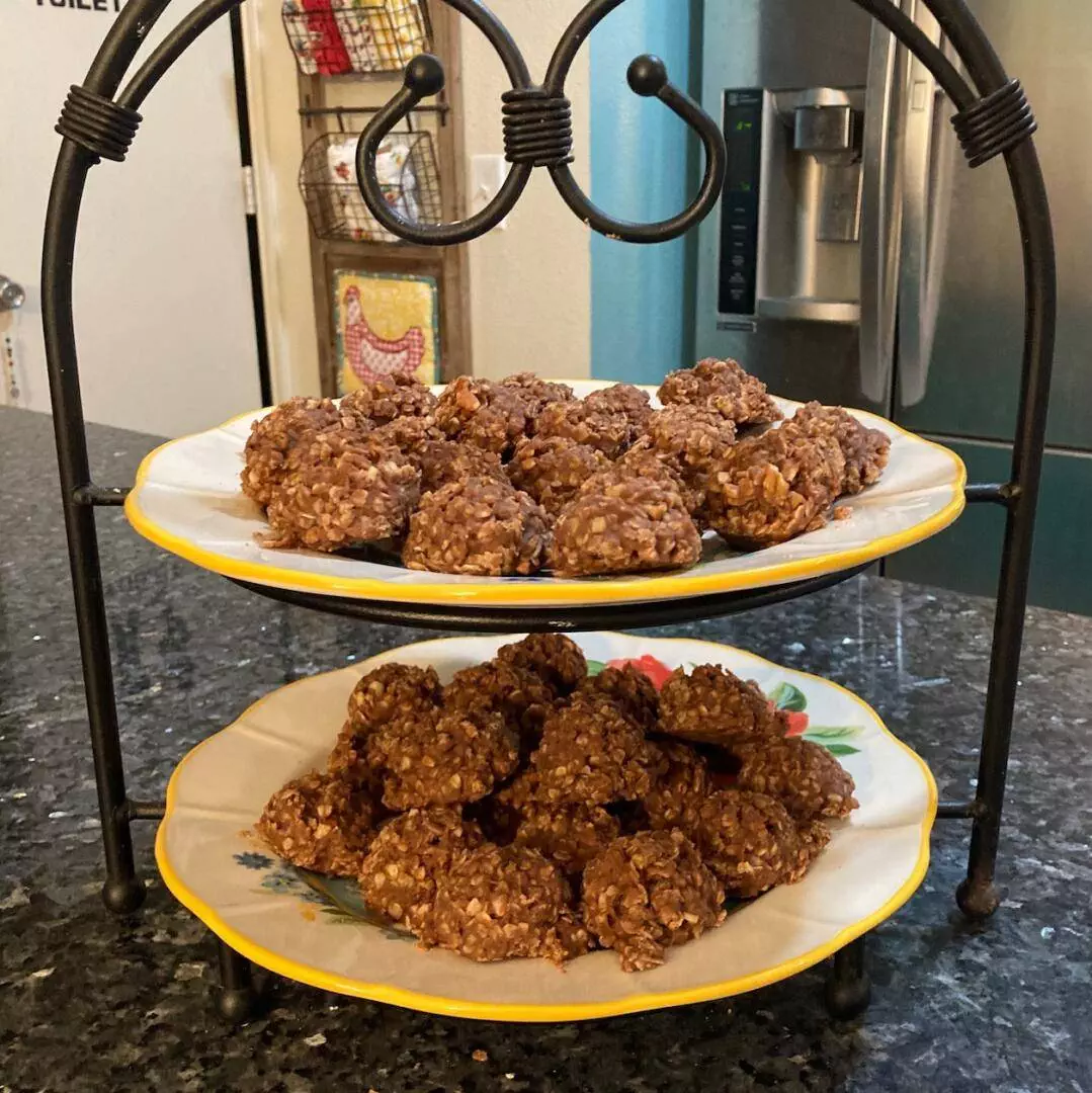No-Bake Chocolate Oatmeal Cookies from Out of the Box Baking.com