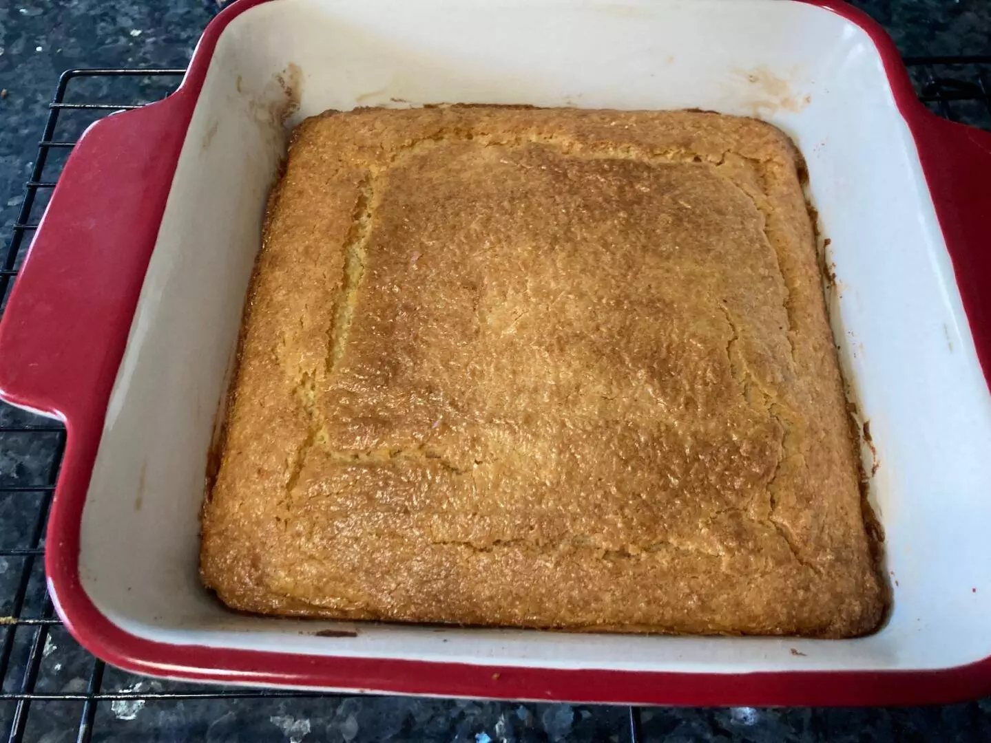 Southern Cornbread with Whipping Cream from Out of the Box Baking.com