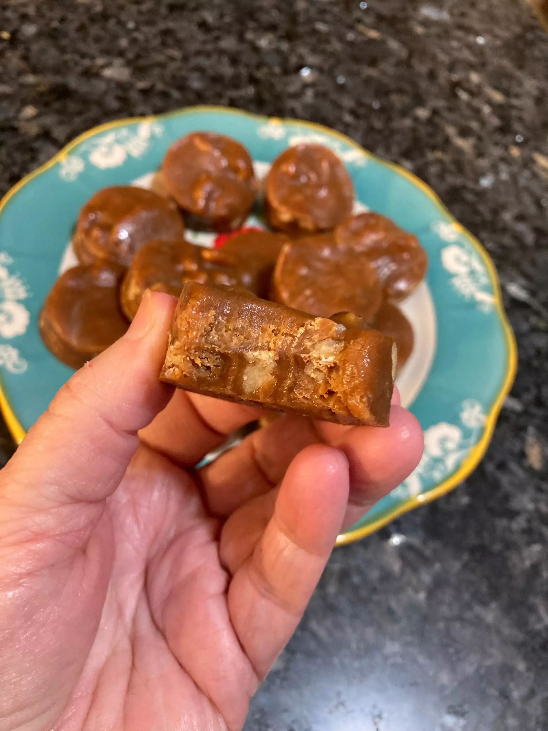 Easy Caramel Pecan Pralines from Out of the Box Baking.com