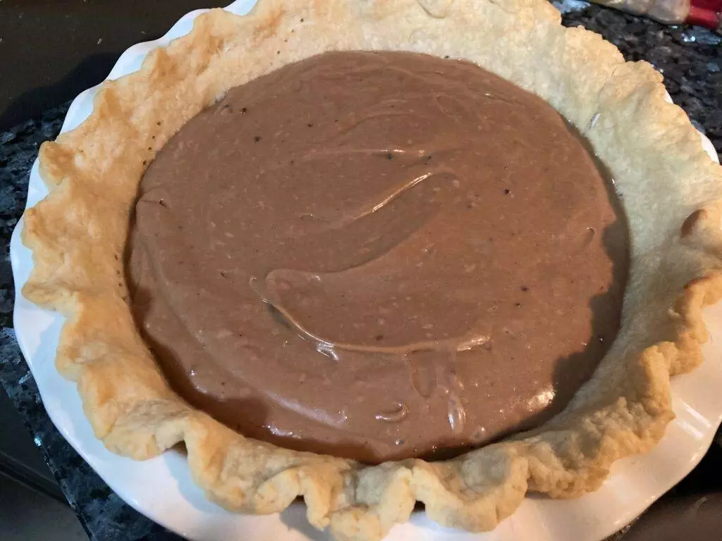 Easy Chocolate Pie from Scratch - a recipe from Out of the Box Baking.com