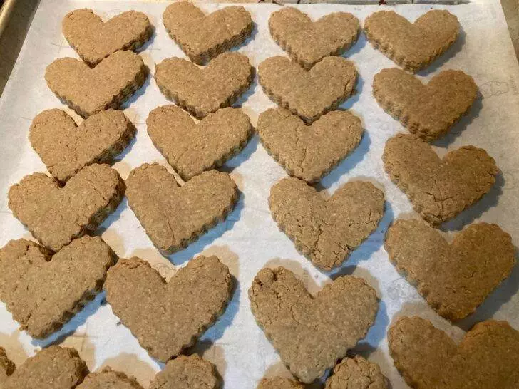 Easy Peanut Butter Dog Treats from Out of the Box Baking.com