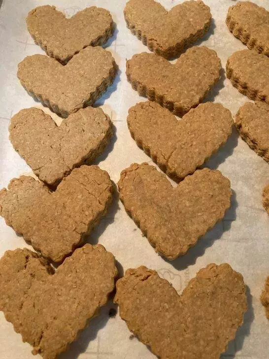 Easy Peanut Butter Dog Treats from Out of the Box Baking.com