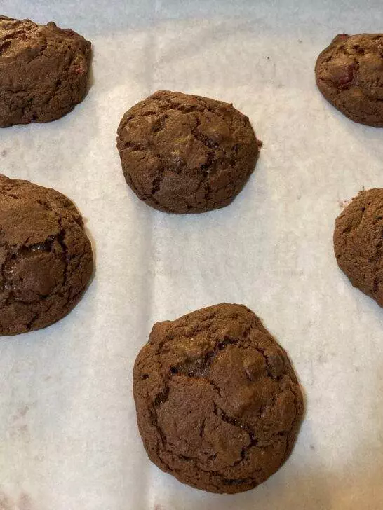 Double Dark Chocolate Cherry Cookies from Out of the Box Baking.com