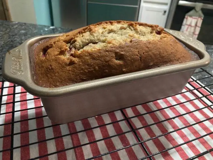 Strawberry Banana Bread with Coconut from Out of the Box Baking.com