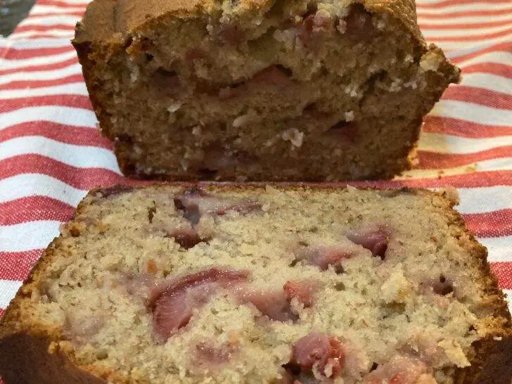 Strawberry Banana Bread with Coconut from Out of the Box Baking.com
