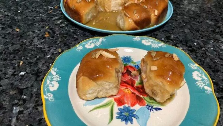 Easy Honeycomb Buns from Out of the Box Baking.com