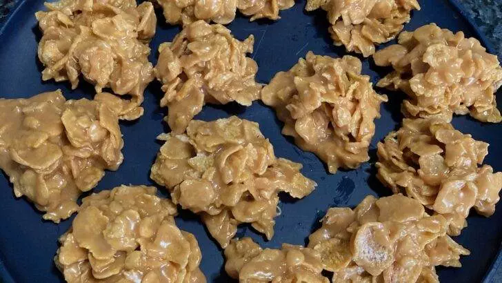 Old-Fashioned Cornflake Candy from Out of the Box Baking.com