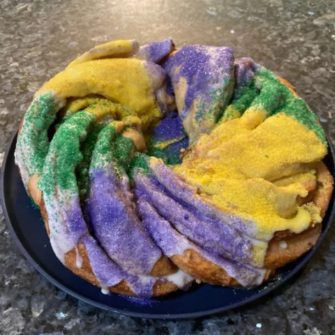 Traditional King Cake from Scratch