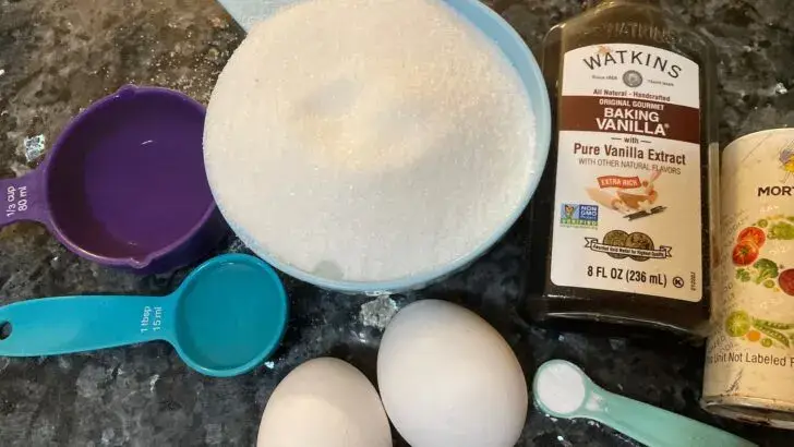 Marble Cake with Seven Minute Frosting from Out of the Box Baking.com